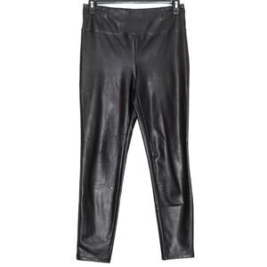 Laundry Shelli Segal Pants Faux Leather Grunge Punk Rock Pull On Black Medium II